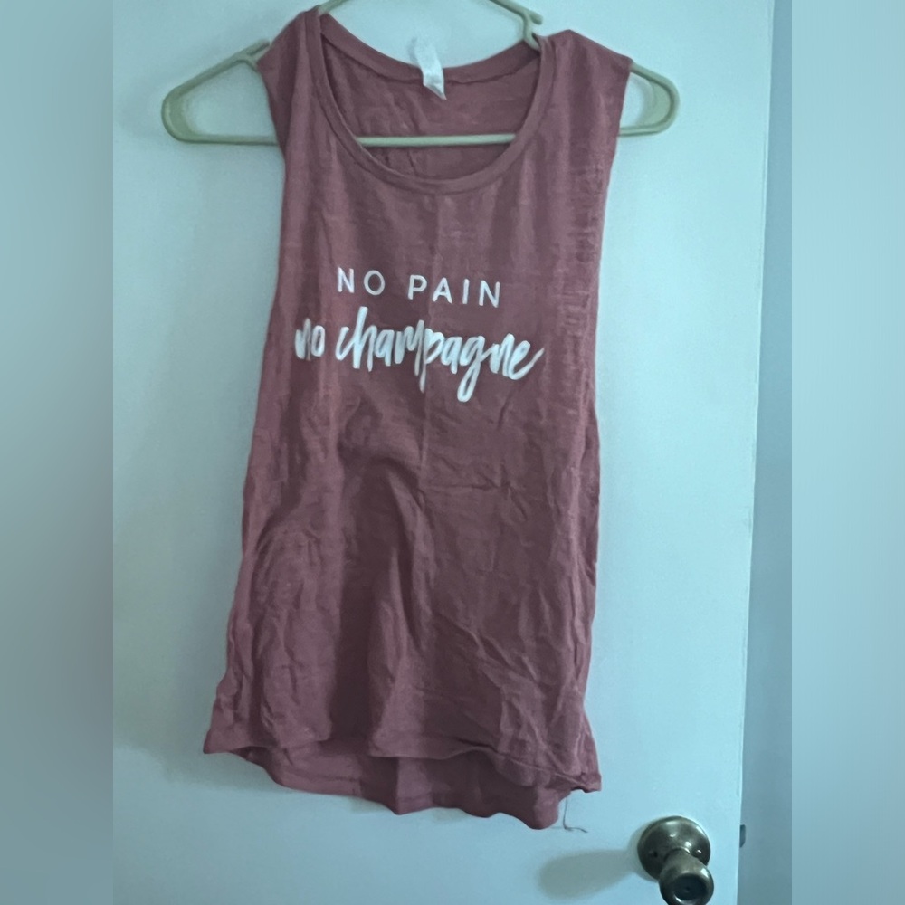 Tone It Up Tank - No Pain No Champagne